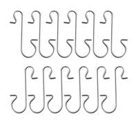 BESTOYARD 300pcs Iron Art Pendant Hooks for Christmas Tree Decorations, Simple and Space-Saving S-Shaped Decorative Hanging Hooks for Baubles and Ornaments, for Christmas Party Decorations