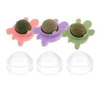 BESTOYARD 3pcs Catnip Ball for Indoor Cats, Breath Freshening Mood Support