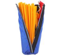 BESTOYARD 3pcs High Visibility Life Preserver Ring with Reflective Design and Sturdy Nylon Rope, Oxford Cloth Floating Buoy Tube for Boating and Yachts Safety Equipment Random Color
