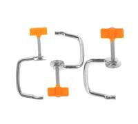 BESTOYARD 3pcs Pasta Machine Holding Clips Metal Clamp for Manual Dough Roller Machine Kitchen Accessory Secure Handle Fixing Tool Enhancing Performance