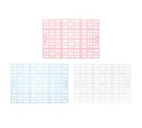 BESTOYARD 3pcs Plastic Grid PET Foot Pad for Cage, Washable Resting Surface | Lightweight Air Circulation Design, 13.1x9.4x0.2 Inch Size, for Guinea Pigs and Dogs