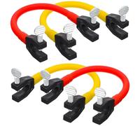 BESTOYARD 4 Pcs Portable Ski Tip Connector for Adults and Beginners Easy Installation Ski Training Aid with Pp Latex Tube and Zinc Screw Materials