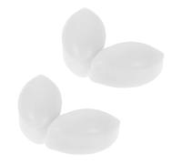 BESTOYARD 4pcs Ptfe Magnetic Stir Bars Corrosion Resistant Abrasion Resistant White Rods for Laboratory and Home-lab Use Chemistry Stirrer Accessories