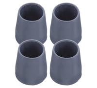BESTOYARD 4pcs Rubber Replacement Feet for Shower Chair and Commode Chair Legs Bathroom Safety Equipment Anti-Slip Floor Protection