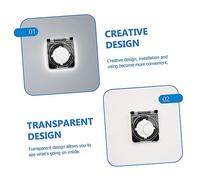 BESTOYARD 4Pcs Transparent Button Guard Covers for Emergency Stop Signal Buttons Plastic Protector with Self Reset Spring Design Easy to Install for Industrial and Commercial Use