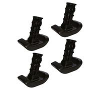 BESTOYARD 4pcs Walker Glide Skis No-Tool Easy Install Ski Glides for Seniors Non-Slip Walker Accessories for Indoor Outdoor Use Hardwood and Carpet Compatible with Ez Fold-n-go