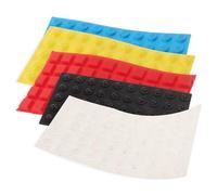 BESTOYARD 5pcs Braille Stickers Bump Dots Silicone Strong Adhesive Tactile Aids for Boxes and Switches Household Organization Community Spaces for Blind and Elderly