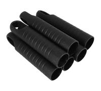 BESTOYARD 6pcs Black Mop Handle End Caps Replacement Grips Made of Sturdy Pp for Broom Handle Replacement with Hand Protection and Effortless Cleaning Suitable for Home and Kitchen Use