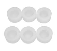 BESTOYARD 6pcs Creative Macaron Silicone Baking Molds with Nonstick Surface and Precise Detailing Macaron Shaped Dessert Molds for Baking and Party Use Reusable Cake Cups