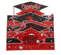 BESTOYARD 6pcs Graduation Party Hats Paper Caps Lightweight and Comfortable for Photo Booth Props Fun and Playful Design for Graduation Season Celebrations