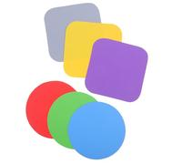 BESTOYARD 6pcs Multi-Purpose Jar Opener Gripper Pads with Enhanced Rubber Grip, 5 Inch Round Non-Slip Lid Caps for Easy Opening in Kitchen and Home, for Seniors and Those with Weak Hands