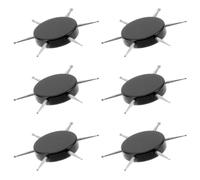 BESTOYARD 6pcs Rotating Nail Dotting Pen for Precise Rhinestone and Polka Dot Placement, Acrylic and Stainless Steel Nail Design Tool with Metal Detailing, for Manicure and Social Events