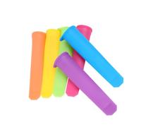 BESTOYARD 6pcs Silicone Ice Cream Mold with Easy to Demold Feature and Easy Storage Reusable Ice Maker and Summer Treats at Home Random Color