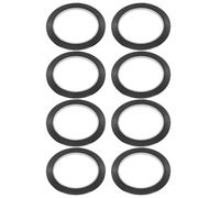 BESTOYARD 8pcs Black Whiteboard Gridding Tape for Wall and Metal Surfaces