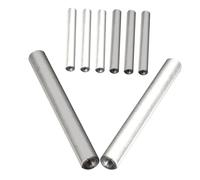 BESTOYARD 8pcs Electrolyzer Iron and Aluminum Rods for Water Quality Testing Soft Iron Electromagnet Core Compatible with Water Heater Anode Replacement Portable Lightweight for Home Office