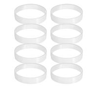 BESTOYARD 8pcs White Golf Cup Hole Covers Made of Sturdy Pp for Golf Course that Reduce Impact on Ecosystem and Competition Setup