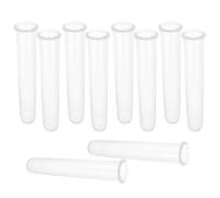 BESTOYARD Acrylic Test Tubes for Suitable for Home Decorations and Plant Propagation and with Design with Accurate Sizing 10 Pcs for Liquid Sample and Candy Storage