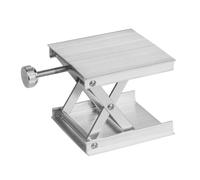 BESTOYARD Aluminum Alloy Lift Stand Adjustable Height Silver for Leveling Machine, Leveling Machine Lift Platform, Lightweight Easy to Install