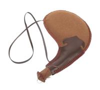 BESTOYARD Ancient Leather Water Bag Bag for Wine and Water Storage Outdoor Wine Pouch Natural Color Design for Hiking and Desert Adventures