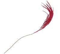 BESTOYARD Artificial Hanging Flower Decor Red Faux Amaranthus Caudatus Branch Plastic Portable Wedding Party Home Wall Hanging Decoration