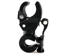 BESTOYARD Bike Flashlight Holder with 90 Degree Rotating Clip for Bicycles | Metal, Rubber and Hard Plastic Build, Black Finish, Secure Grip for Night Riders and Commuters