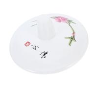 BESTOYARD Ceramic Mug Lids 3 Pack Tea Mug Cap Universal Fit Elegant Design Versatile Use White Cup Lids for Home and Office