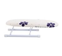 BESTOYARD Compact Folding Ironing Board Pad with Needle Plate for Tailoring, Small Portable Clothes Ironing Rack Made of Cloth and Steel Tube, for Household Use and Easy Storage