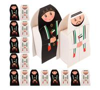 BESTOYARD Creative Paper Chocolate Boxes Decoration the Festive Atmosphere 30pcs Small Packing Boxes Made of Paper, for Filling with Candies or Tea Leaves for Party Favor