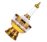 BESTOYARD Decorative Buddhist Offering Cup Plastic Golden Ritual Bottle | Portable Worship Accent, Polished Retro Finish, for Oil and Offerings, Outdoor Rituals, Sacred Decor