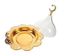BESTOYARD Dessert Serving Tray with Lid, Iron Acrylic Moon Star Design