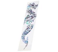BESTOYARD Dragon Pattern 1 Sheet Fret Inlay Decals Guitar Fretboard Inlay Sticker Self-adhesive Blue Plastic Decal that Will Not Leave for Musical Instruments and Bass Guitar Decorating