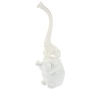 BESTOYARD Elephant Toilet Brush with Ceramic Holder, Plastic Handle Bowl Cleaning Brush Set for Bathroom Scrubbing and Hygienic Toilet Bowl Maintenance