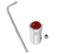 BESTOYARD Fork Music Sound Meditation for Healing Accessories Therapy and 12mm Silver Holder Base with Red Jade Stone, Aluminum Alloy Secure Stabilizer Mount Tuning Forks