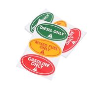 BESTOYARD Gasoline Only Warning Stickers Preventing Leaks 30pcs Copper Decals Exterior Accessories Easy Recognition Sturdy for Cars for Automotive Use