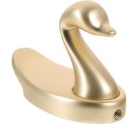 BESTOYARD Golden Swan Wall Hook in Zinc Alloy for Wardrobe Doors | Minimalist Nordic Style, Smooth Burr Free Finish, Suits Masks and Hats in Kitchen Spaces