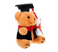 BESTOYARD Graduation Bear Key Chain Pendant Cute Bear Doll Keyring for Bags Keys Graduation Ornament for All Ages