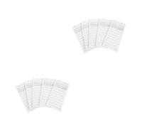 BESTOYARD Guest Checks Books for Servers, 10 Pcs White Paper Order Pads | Blue Layout, Crisp Formatting, for Guest Counts and Drink Orders, Training Sessions, Food Truck Use