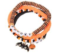 BESTOYARD Halloween Beaded Bracelet Polymer Clay for Women Accessory | Colorful Beaded Bracelets, Bracelet for Women, Halloween Party Bracelets, Casual and Formal Wear, Girls