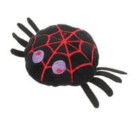 BESTOYARD Halloween Plush Cat Spider Shaped Interactive Bite for Indoor Cats and Kittens Soft Black Plush Material Unique Self-playing for Pet Entertainment