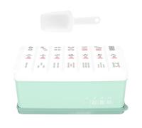 BESTOYARD Household Ice Cube Tray with Mold Lid and Quick Demold Feature Pp Material Ice Cube Maker for Home and Hotel Use Light Green