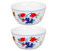 BESTOYARD Kung Fu Teacups Suitable for Hot and Cold Drinks with Elegant Design 2 Pcs Ceramic Lightweight and Portable for Special Drinking Occasions and Restaurants