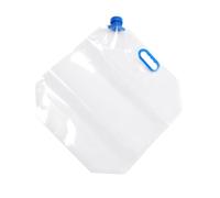 BESTOYARD Large Capacity Water Container 15l Foldable Water Container Pe Pet Lightweight Waterproof for Hiking Blue Handle Blue Mouth