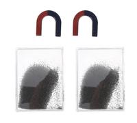 BESTOYARD Magnetic Field Iron Powder Box for Science Experiments and School Projects with Plastic Case and Iron Filings, Demonstrates Magnetic Field Lines for Physics Teaching and Visual