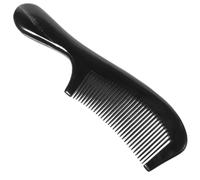 BESTOYARD Natural Ox Horn Comb 20cm Thickened Handle Hair Styling Comb Comfortable to Hold Does Not Hurt the Skin Elegant round Shape for Home Use and Travelling