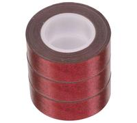 BESTOYARD of Red Single Side Duct Tape and Easy to Tear Features 3 Rolls Bulk Pack with Aging Resistance for Small Projects and Securing Ducts or Carpets