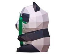 BESTOYARD Panda Shape Paper DIY Origami Model for Fun Geometry Craft Easy Assembly for Parent Interaction Home Decoration