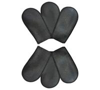 BESTOYARD Piano Foot Pad Leather Protective Sleeves 6pcs Black Premium Pedal Covers for Pedal Protection and Decorative Use on Piano