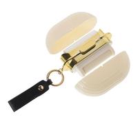 BESTOYARD Portable Mini Lint Roller Hair Remover for Pet Hair and Clothes with Easy-to-use Design and Stylish Beige Colour, Lightweight Sticky Roller for Home and Outdoor Use