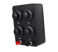 BESTOYARD Precision Variable Resistance Box Ohm Electrical Teaching Instrument for Physics Experiments Stable Contact Plastic Material for School and Research Use