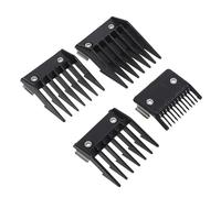 BESTOYARD Professional 4PCS Limit Comb Guide Set ABS+Steel Hair Clipper Locator Portable for Hair Cutting in Salon and Home